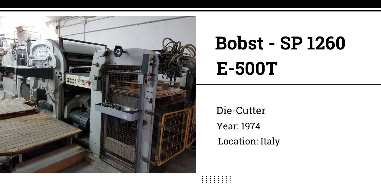 Buy & Sell Used Bobst Die-Cutter on Machine Dalal